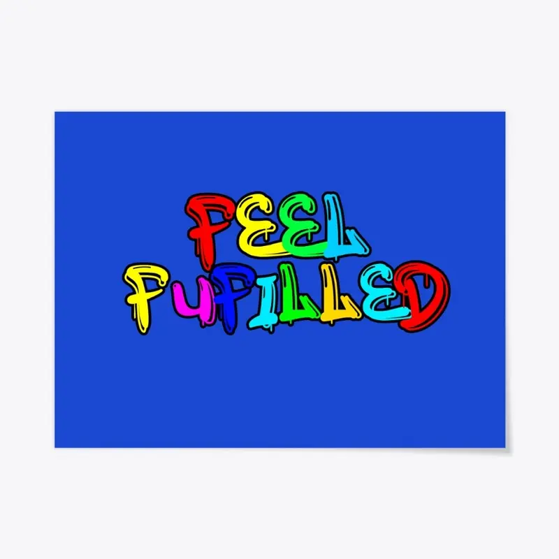 Feel Fufilled Cartoon Poster