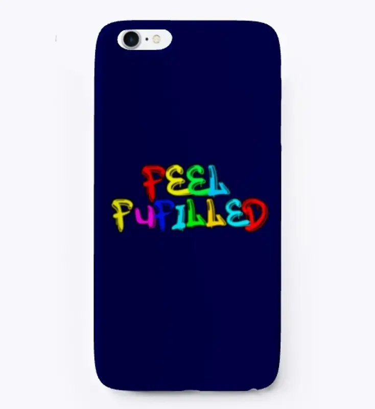 Feel Fufilled Cartoon IPhone Case